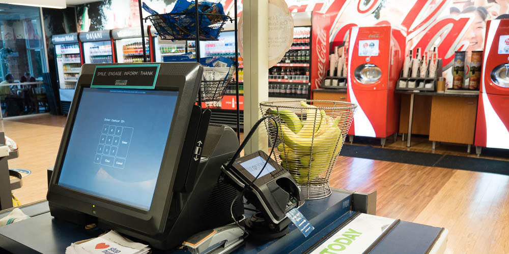 retail checkout station